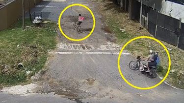 Los motochorros intentaron asaltar a un repartidor en el centro de Pilar.