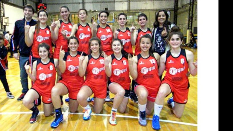 INVICTAS. Las chicas de Derqui vencieron 72-47 a Las Diablitas..