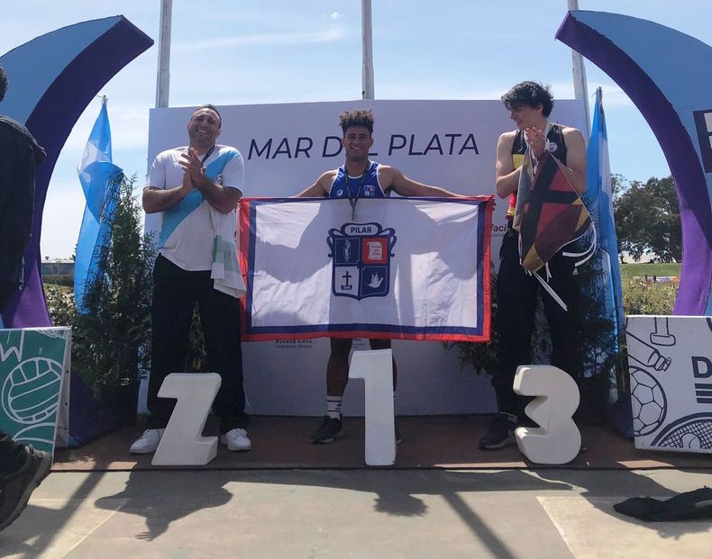 Silver Peralta subió la bandera de Pilar a lo más alto del podio Nacional.