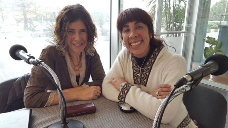 Mariel Staldeker junto a Mariela Reynoso. .