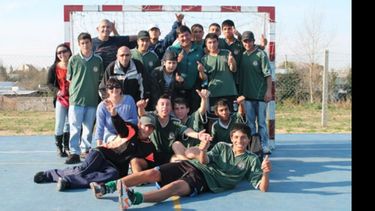 Los Juveniles de la Secundaria 14 de Derqui vencieron 7-0 a Almafuerte..