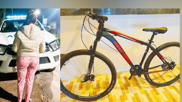 La ahora detenida ofrecía la bicicleta a través de la red social Facebook.