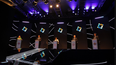 FORUM. Los candidatos presidenciales volverán a debatir el domingo. &nbsp;