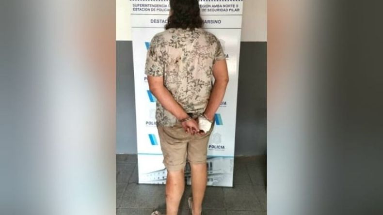 El detenido tiene 42 años y es oriundo de Lagomarsino. .