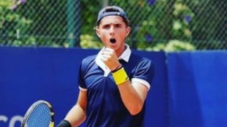 Santiago Rodríguez Taverna seguirá mejorando su ranking ATP (foto @alyama54)..
