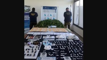 La droga secuestrada por la policía en Del Viso y Garín.