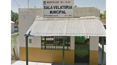 FACHADA. Así lucía la sala velatoria de Villa Rosa mientras funcionaba..
