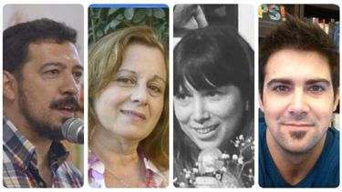 Fabián Domínguez: será uno de los que abra la Feria, con una mesa de lectura.Alicia Di felice: el jueves 7 presenta “Dinos Aventuras II, puertas dimensionales”.Victoria Mora: estará el viernes 8 con su nuevo libro, “Rodolfo Walsh: escribir contra la muerte”.Renso Gómez: docente de un taller de narrativa, encabezará una charla el sábado 9..