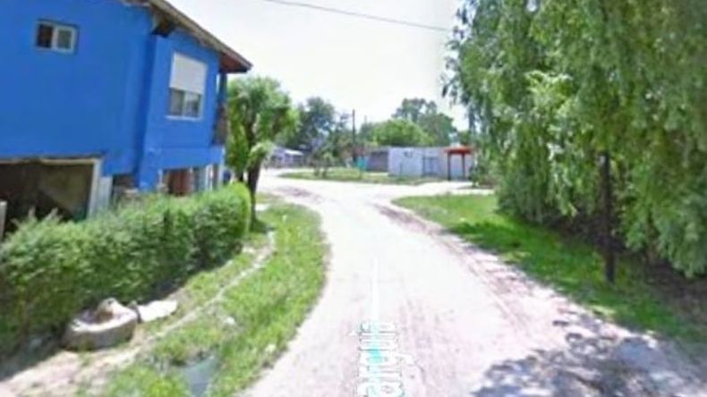 El ataque ocurrió en la calle Larguía de Villa Rosa. .