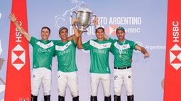 Facundo Pieres y La Natividad celebraron en el Abierto Argentino.