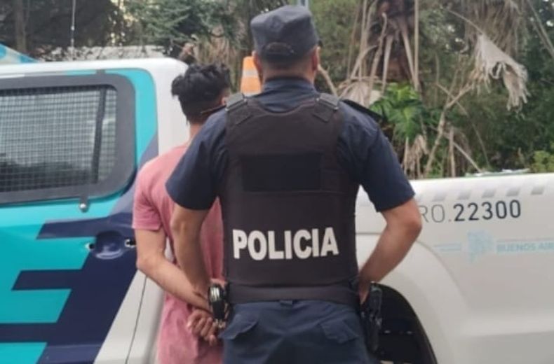 DETENIDO. El aprehendido tiene 28 años y vive en el barrio Villa Verde de Pilar.