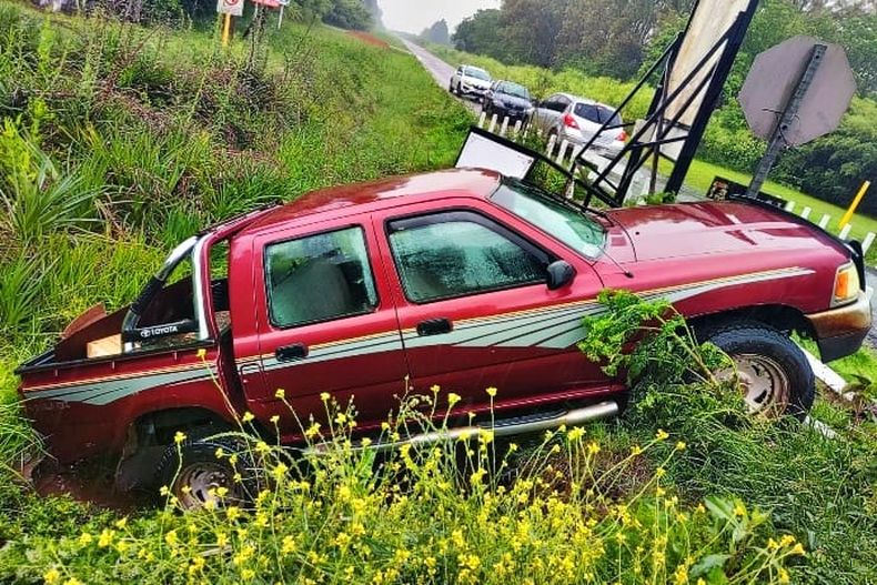 El accidente se produjo a la altura del kilómetro 175 de la Ruta 6.