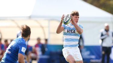 Benjamín Elizalde en el debut ante Italia que también fue su despedida del Mundial.