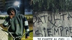 Benjamín fue recordado por sus allegados con una pintada en Maquinista Savio, donde vivía. Benjamín fue recordado por sus allegados con una pintada en Maquinista Savio, donde vivía.