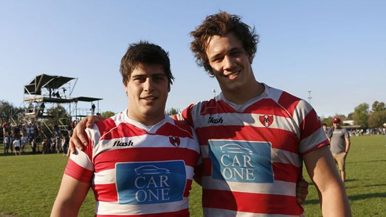 DUPLA. Bivort y Romanini cerraron el triunfo ante SIC, en Tortuguitas..