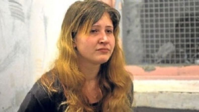 Karen Klein, una de las acusadas del parricidio en Manuel Alberti. .