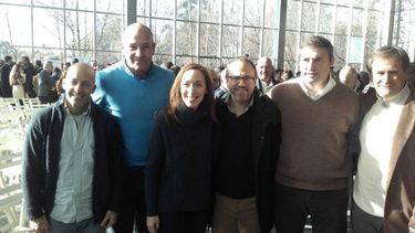 DESACUERDO. Ducoté, con Vidal, criticó el intento de frenar los tarifazos..