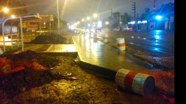 OBRAS. Las dársenas sobre ruta 8, uno de los proyectos de La Lonja..