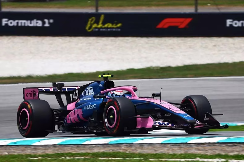 Franco Colapinto en la pista de Sepang, Malasia.