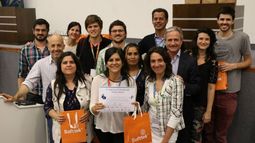 GANADORES. Una app para reutilizar se quedó con el primer premio de la jornada..