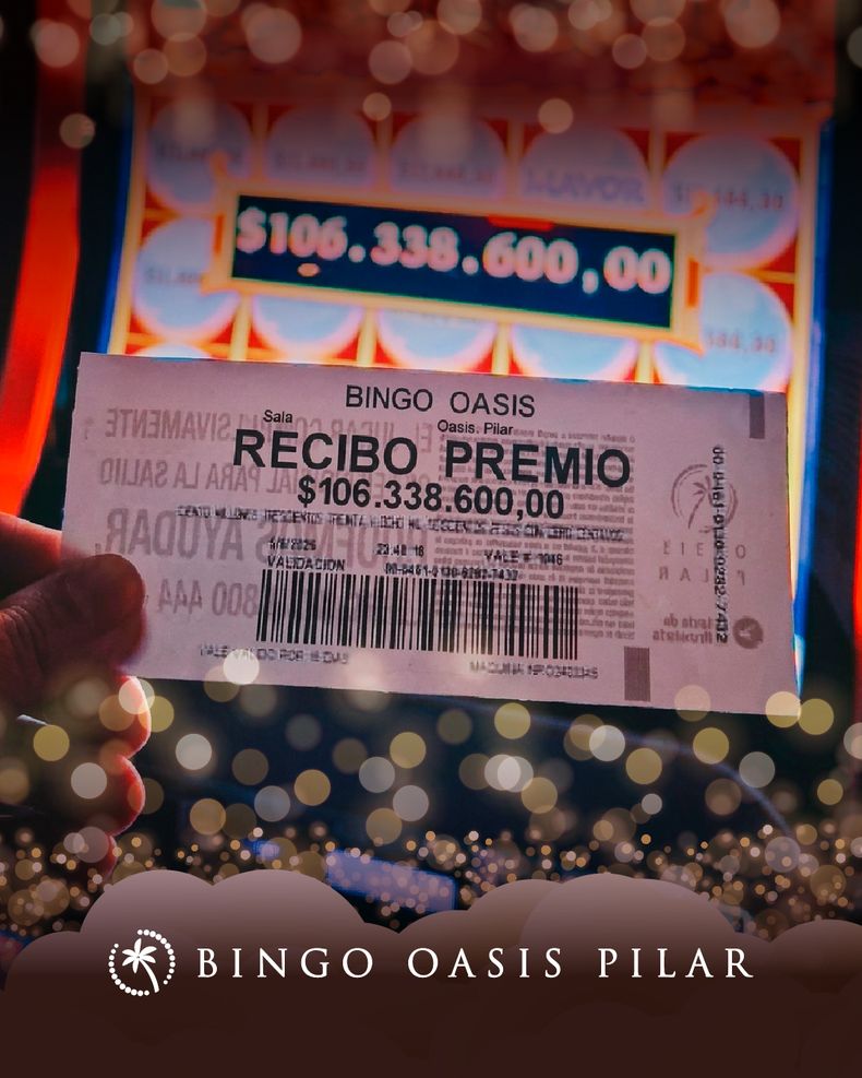 El afortunado apostador obtuvo en la máquina Lion Link más de 106 millones de pesos.&nbsp;