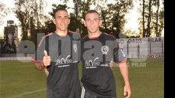 EN FAMILIA. Héctor y Luis Meza jugaron en Defensores de Los Tilos; ahora están en Argentinos..