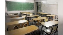 AULA VACÍA. Desde el gobierno buscan además controlar el ausentismo. .