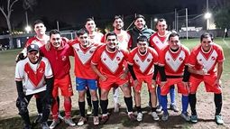 La formación de Sportivo Pilar que lidera la Copa Pilar.