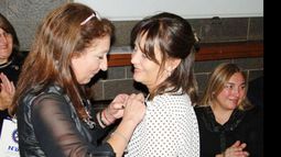 PIN. Judith Figueroa le entregó el mando a Cristina Franco..