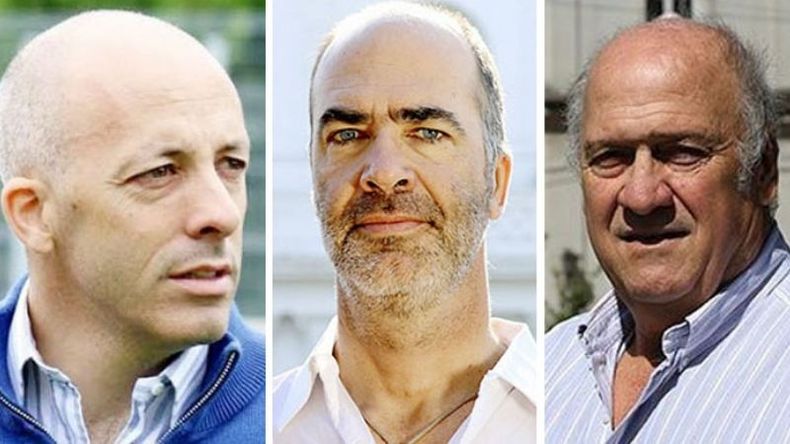 COMPLICADOS. Ducoté, Martignone e Iglesias. A los tres les confirmaron el procesamiento. .
