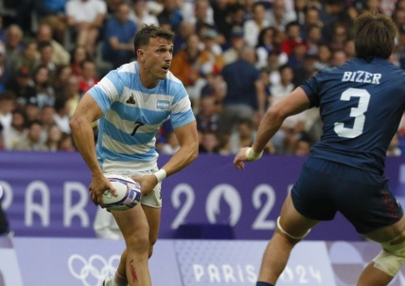 Tobías Wade se convirtió en el sexto pilarense en un Juego Olímpico con Los Pumas 7s en París 2024.
