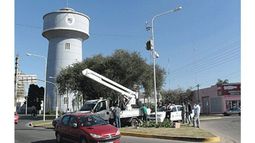 CIEGOS. El 20% de las cámaras de seguridad está apagado por el temporal..
