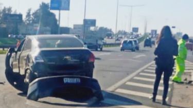 ACCIDENTE EN PANAMERICANA. La conductora involucrada resultó lesionada.&nbsp;