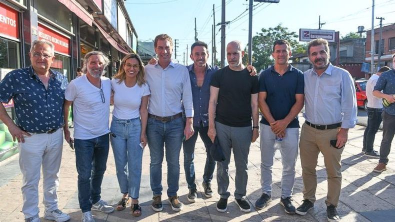 También hubo caminata por Del Viso (foto Juntos Pilar)..