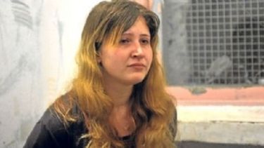 Karen Klein, una de las acusadas del parricidio en Manuel Alberti. .