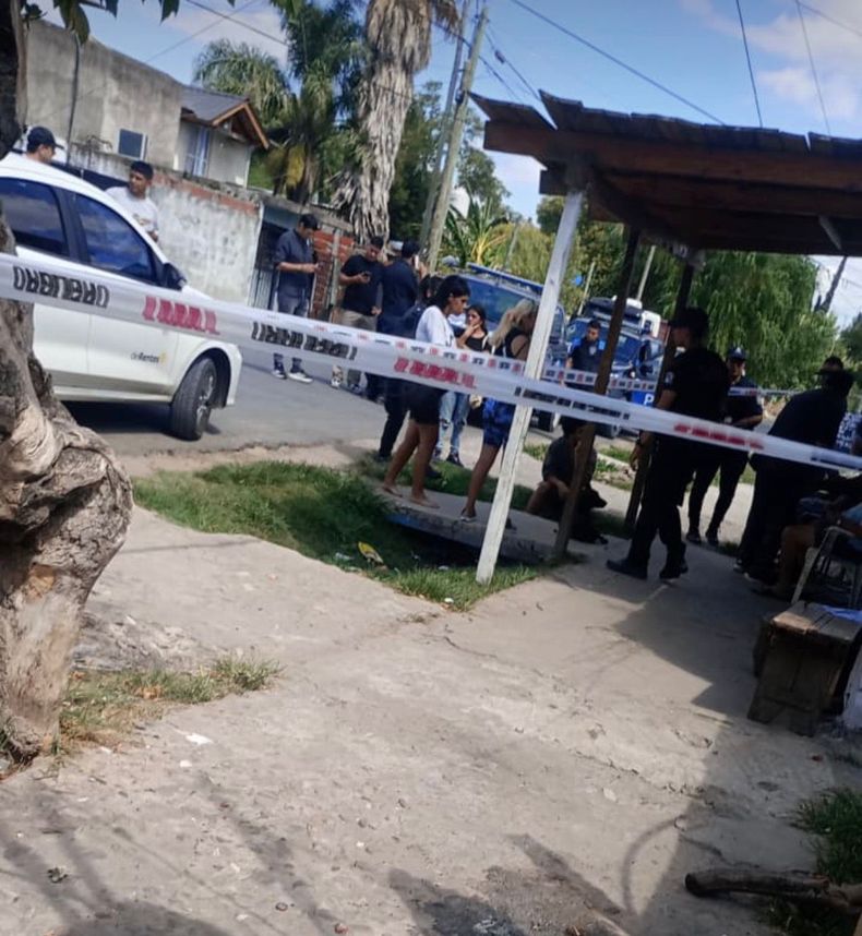 El domicilio donde tuvo lugar el femicidio.&nbsp;