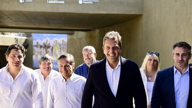 SONRIENTE. Massa se mostró seguro de que el debate será posible. &nbsp;