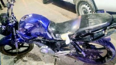 La moto fue robada en febrero del año pasado..