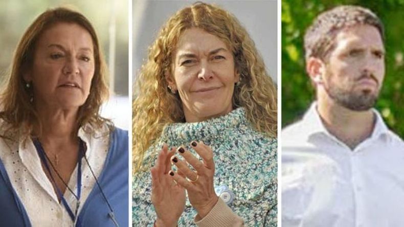 OPOSITORES. Campagnoli, Leguizamón y Tito celebraron el fallo. .