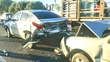 El accidente provocó demoras en el tránsito por más de una hora. .