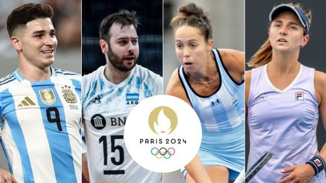 Quiénes son los argentinos que competirán en los Juegos Olímpicos París 2024