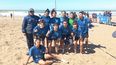 El equipo de fútbol playa Gauchitos Pilarica.&nbsp;