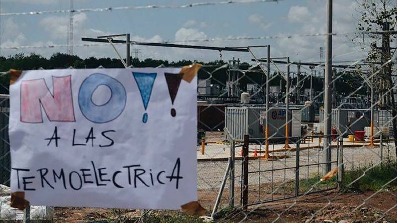 RECHAZO. Los vecinos se opusieron desde el principio a la instalación de las termoeléctricas..