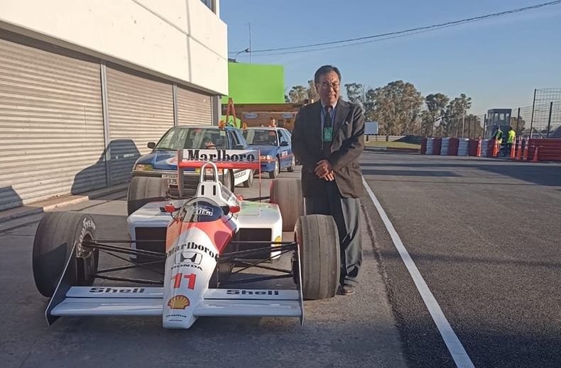 Alejandro Inamine, convertido en jefe de pista de Suzuka.