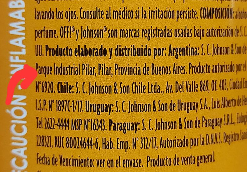 El repelente más buscado se fabrica en el Parque Industrial de Pilar. Tan cerca la fábrica, tan lejos en la góndola. Daniel Castro.