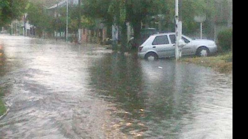 Calles Brasil y Uruguay, en el centro de Pilar..