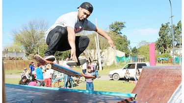 A VOLAR. Los skaters ya tienen el lugar por el que tanto pelearon..