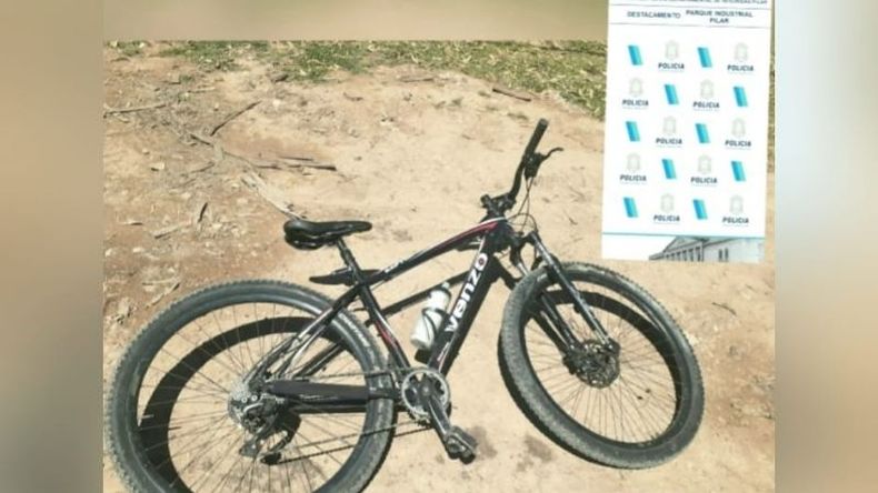 La bicicleta fue sustraída por un sujeto de 21 años oriundo de La Lomita. .
