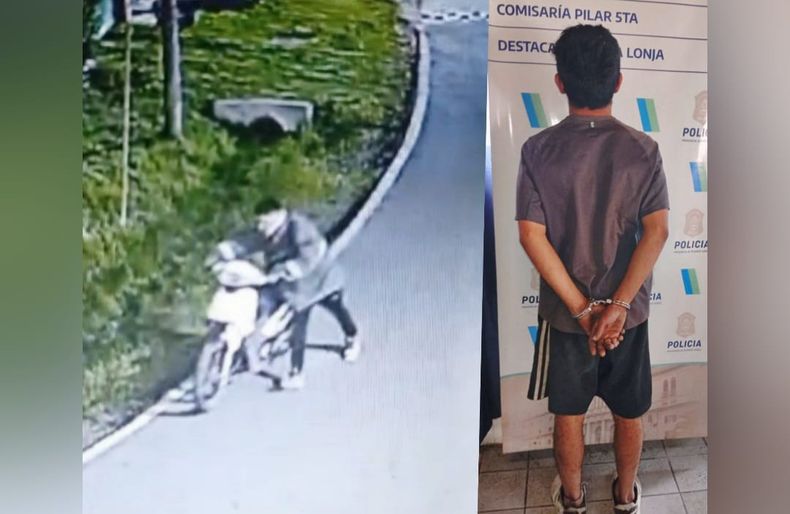 El ladrón fue detenido pero las motos robadas no fueron recuperadas.&nbsp;