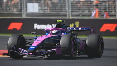 Franco Colapinto sobre la pista del Albert Park, en Australia. Franco Colapinto sobre la pista del Albert Park, en Australia.